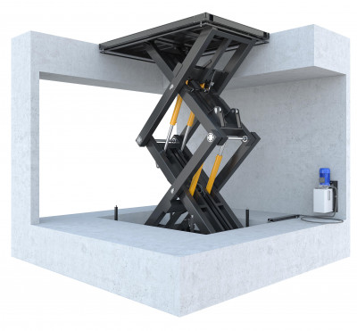 Стационарный гидравлический подъемник 3000 кг Фото в Челябинске