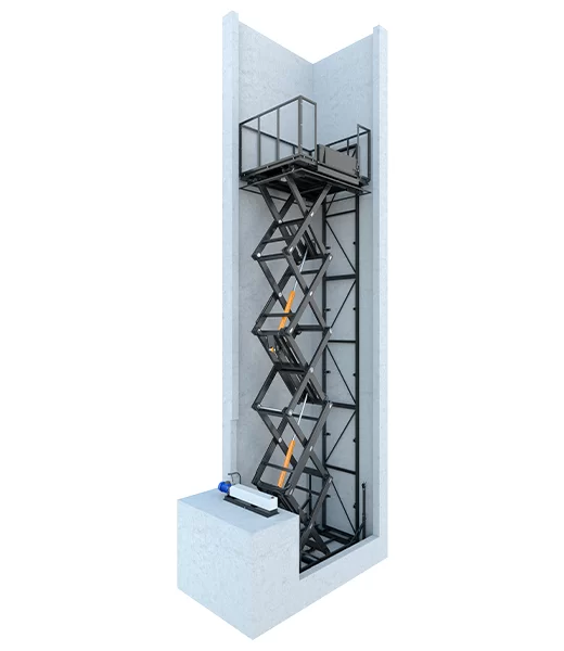 Стационарный ножничный подъемник 2000 кг, 6 м Фото в Челябинске