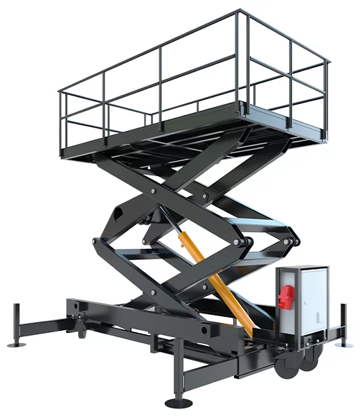 Мобильный ножничный подъемник 15000 кг, 7 м Фото в Челябинске